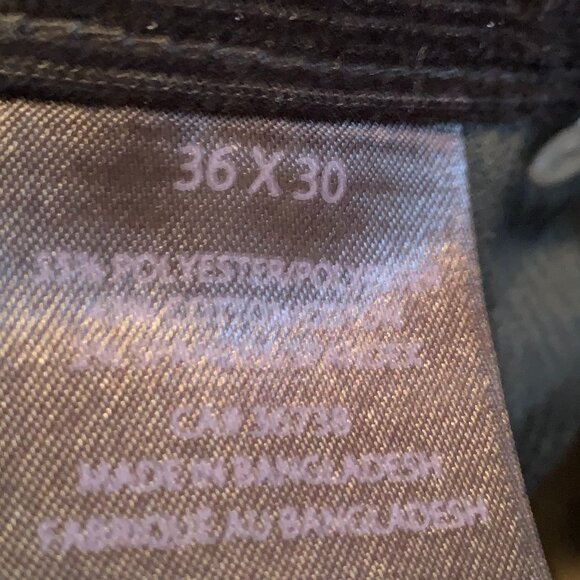 Brand new Haggar men's black corduroy pants - Picture 4 of 4